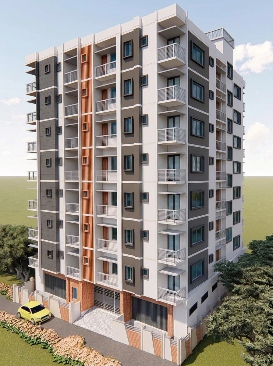 Shobuj Aloy residential building under construction
